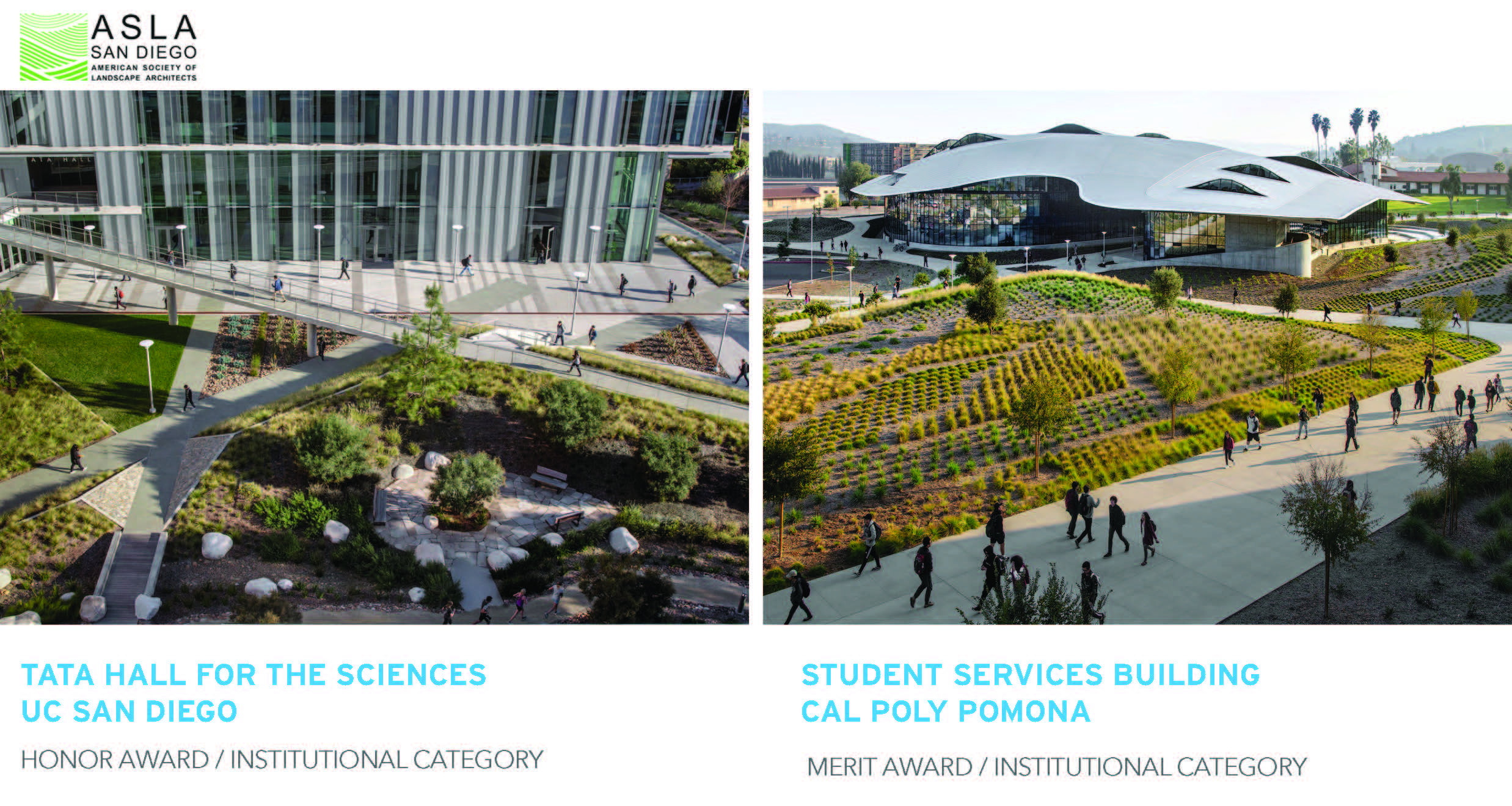 CO Architects Two CO Projects Earn Awards from ASLA San Diego