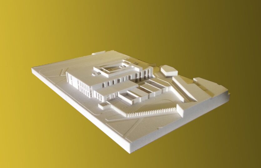 CO Architects Indio Juvenile And Family Courthouse   Indio Model 1 835x540 